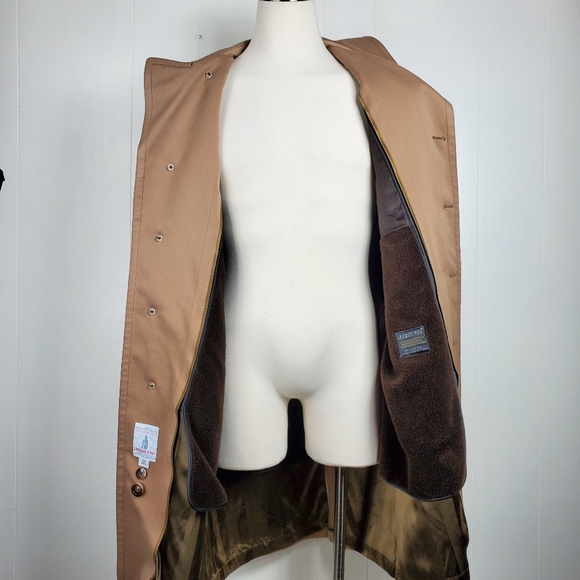 London Fog removable liner trench coat size 42 regular - Picture 8 of 14